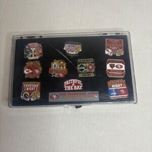 San Francisco 49ers 2024 Season Pin Set Limited Edition NWT Football‎